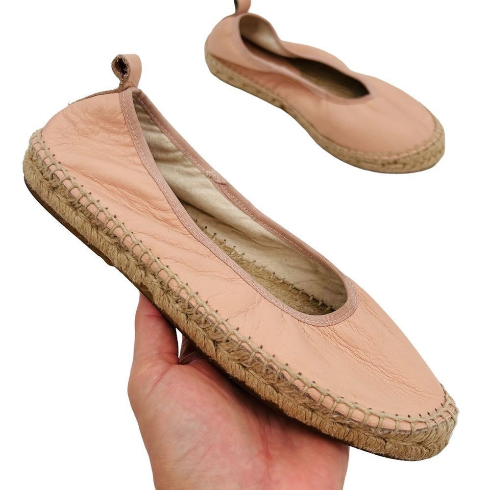 Free People Blush Flats with Patterned Strap - Picture 4 of 12